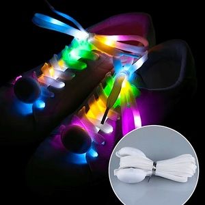 Brand new Shoelaces Multicolor LED. Fiber and Nylon material. 30-80 hr use.